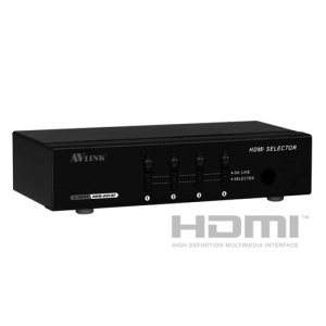 [NRM-2214F] <br>HDMI 4 : 1 수동셀렉터/리모콘